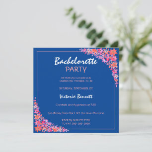 Invitación a la fiesta de la bachillerato floral p