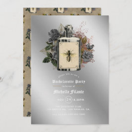 Invitación a la fiesta de la bachillerato gótica d