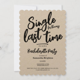 Invitación a la fiesta de la bachillerato minimali