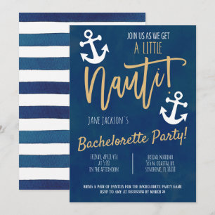 Invitación a la fiesta de la bachillerato náutica