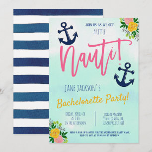 Invitación a la fiesta de la bachillerato náutica