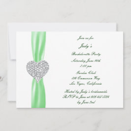 Invitación a la fiesta de la bachillerato verde de