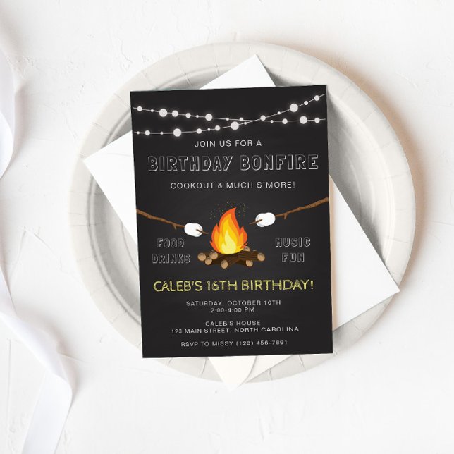 Invitación a la Fiesta de la Bomba, cumpleaños, sa (Subido por el creador)