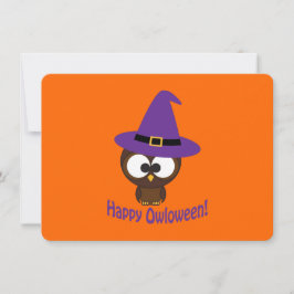 Invitación a la fiesta de la Bruja Lechuza Hallowe