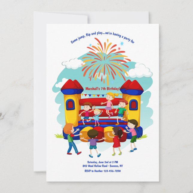 Invitación a la fiesta de la casa de Bonza (Anverso)