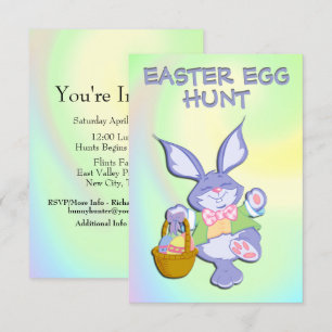 Invitación a la fiesta de la caza de huevos en Pas