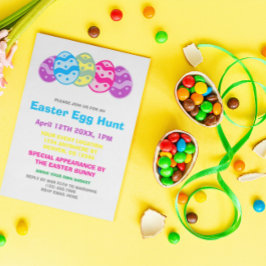 Invitación a la fiesta de la caza de huevos en Pas