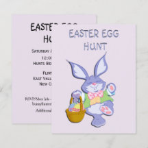 Invitación a la fiesta de la caza de huevos en Pas