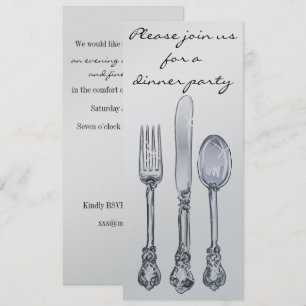 Invitación a la fiesta de la cena