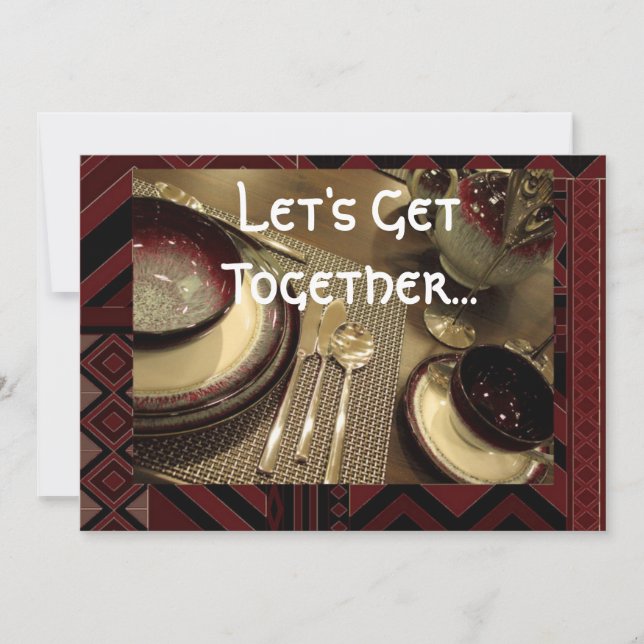 Invitación a la fiesta de la cena (Anverso)