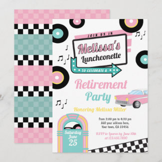 Invitación a la fiesta de la cena de la Luncheonet