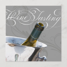 Invitación a la fiesta de la cena del vino