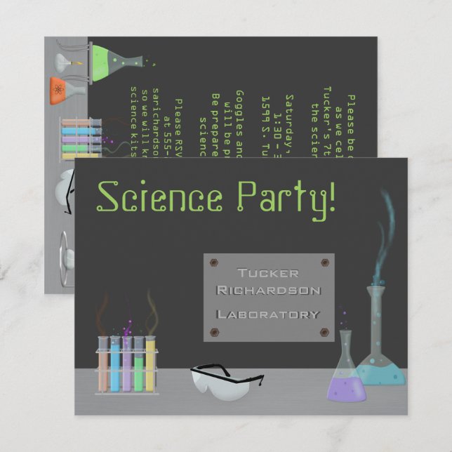 Invitación a la fiesta de la ciencia (Anverso / Reverso)