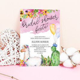 Invitación a la Fiesta de la Ducha Bridal de Llama