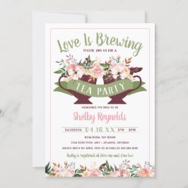 Invitación a la fiesta de la ducha de novia Boho T