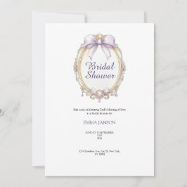 Invitación a la fiesta de la ducha de novia con cl