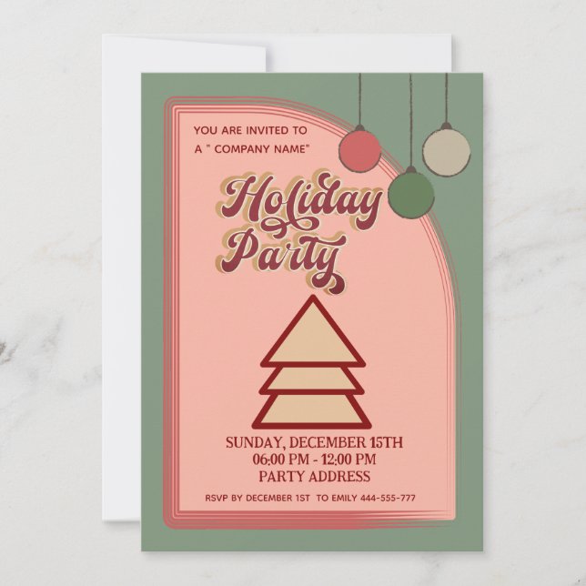 Invitación a la fiesta de la empresa de la diversi (Anverso)