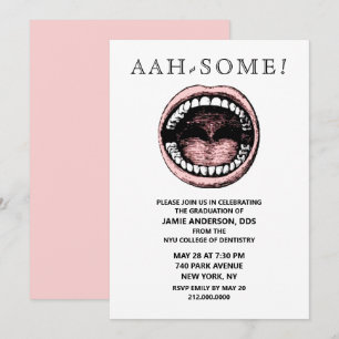 Invitación a la fiesta de la escuela dental