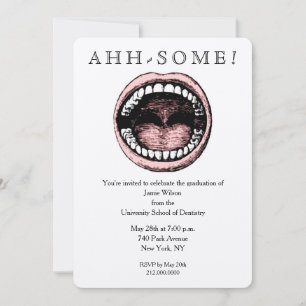 Invitación a la fiesta de la facultad de odontolog
