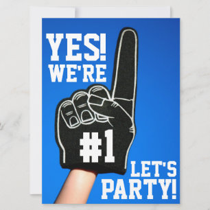 Invitación a la fiesta de la fiesta de la espuma #