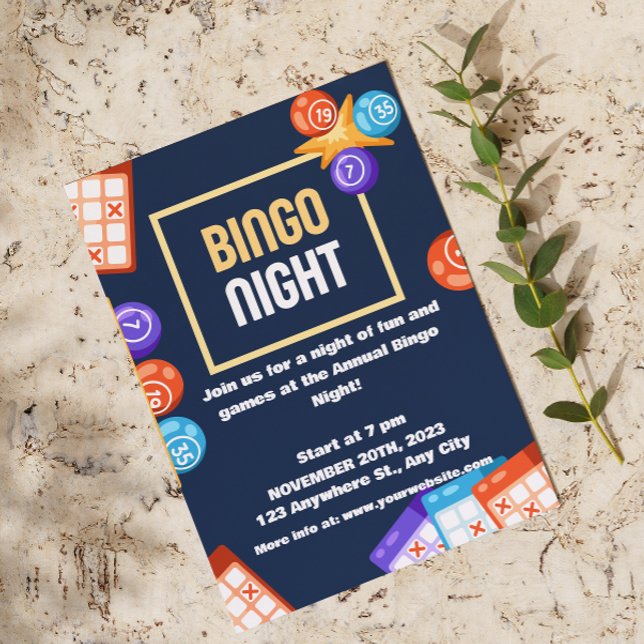 Invitación a la fiesta de la fiesta del Bingo Blan (Subido por el creador)