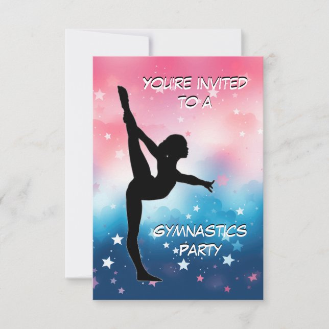 Invitación a la fiesta de la gimnasia (Anverso)