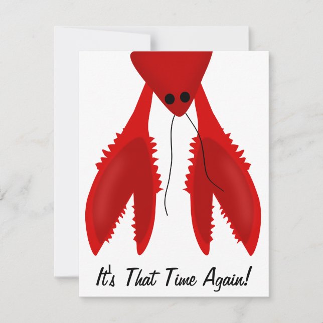 Invitación a la fiesta de la hierba de los langost (Anverso)