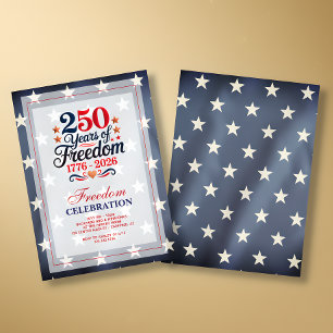 Invitación a la Fiesta de la Libertad del 250 Aniv