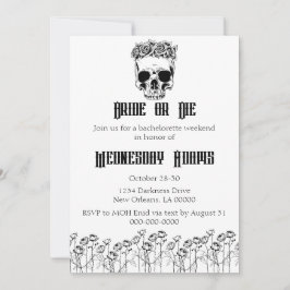 Invitación a la fiesta de la licenciatura de novia