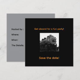 Invitación a la fiesta de la locomotora de vapor