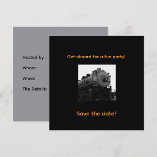 Invitación a la fiesta de la locomotora de vapor