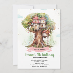 invitación a la fiesta de la niña de la casa del á