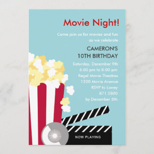 Invitación a la fiesta de la noche del cine