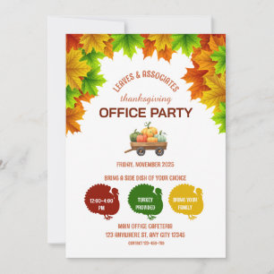 Invitación a la fiesta de la oficina de Acción de 