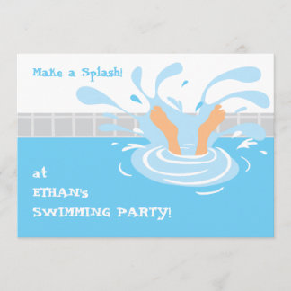 Invitación a la fiesta de la piscina