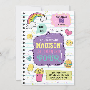 Invitación a la fiesta de la presentación de Doodl