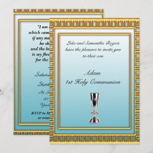 Invitación a la fiesta de la Primera Comunión