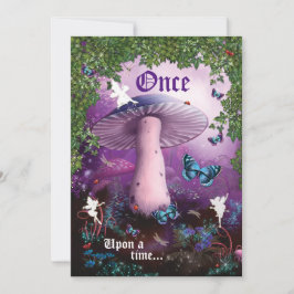 Invitación a la fiesta de la Selva de Hadas de Woo