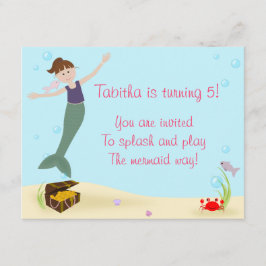 Invitación a la fiesta de la sirena