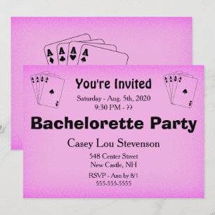 Invitación a la fiesta de la soltera