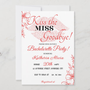 Invitación a la fiesta de la soltera