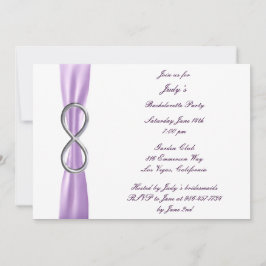 Invitación a la fiesta de la soltera con infinito