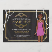 Invitación a la fiesta de la soltera de 1920