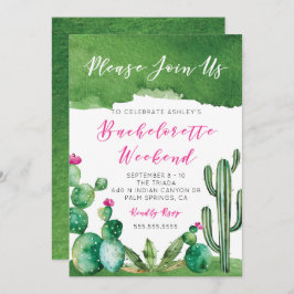 Invitación a la fiesta de la soltera - Palm Spring