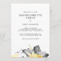 Invitación a la fiesta de la soltera tropical mode