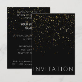 Invitación a la fiesta de la sorpresa de cumpleaño