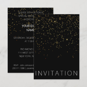 Invitación a la fiesta de la sorpresa de cumpleaño