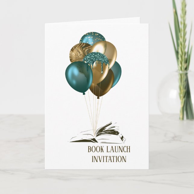 Invitación a la fiesta de lanzamiento del libro (Anverso)