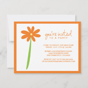 Invitación a la fiesta de las flores de Darling (N