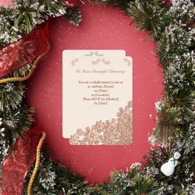 Invitación a la fiesta de las flores de química (in situ)